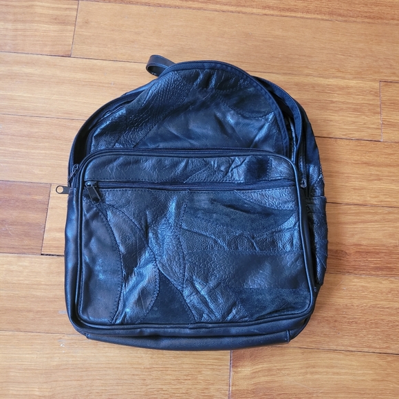 Bags Vintage Leather Backpack Poshmark